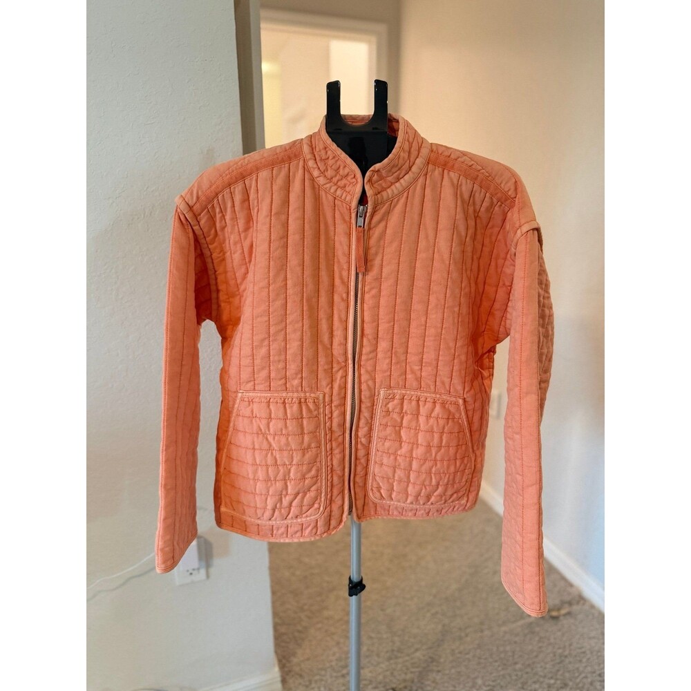 GAP Quilted Lightweight Jacket in Orange Size Medium NWT!